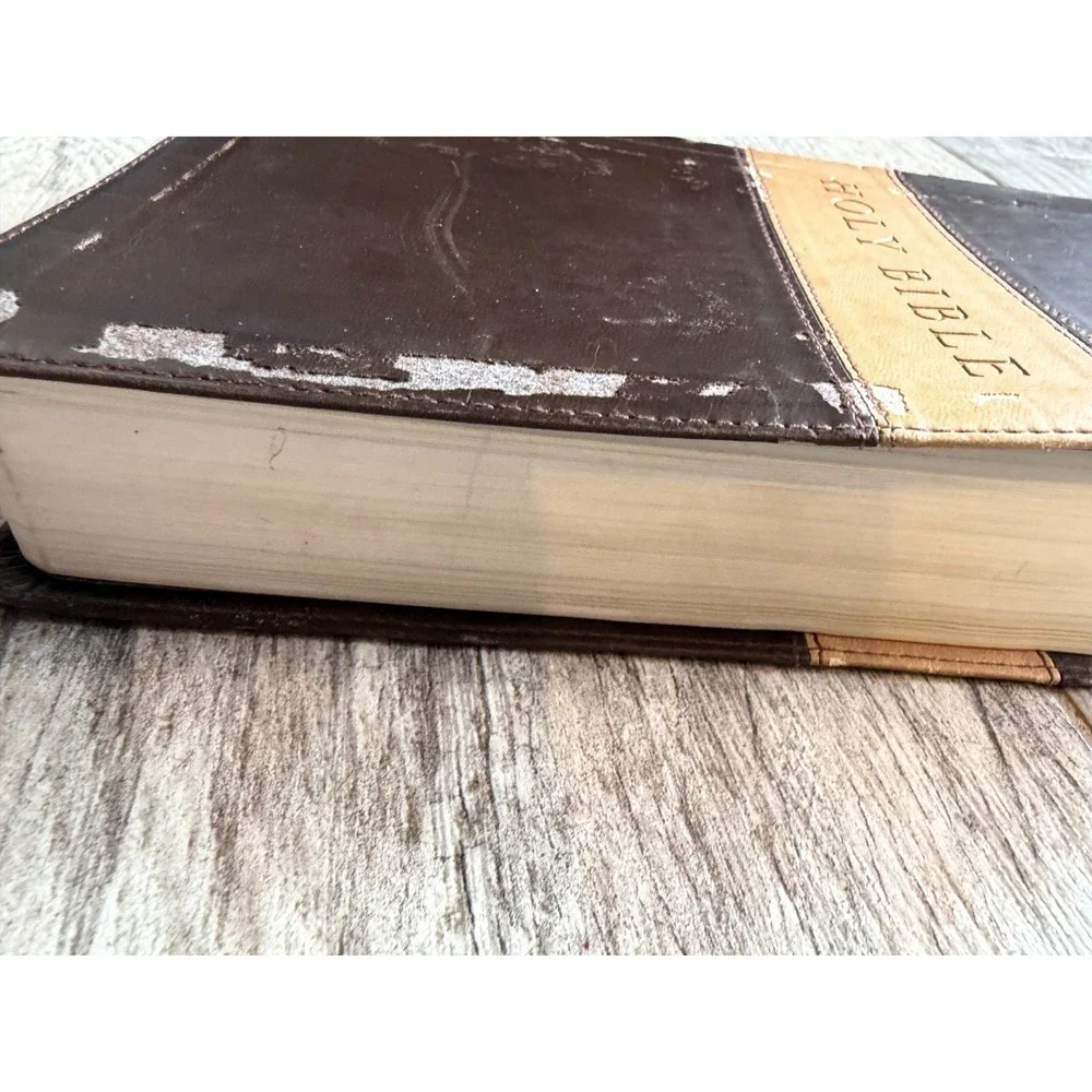 New Living Translation Tyndale House Holy Bible Gift Award NLT Leather Like Used